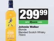 Johnnie Walker Blonde Blended Scotch Whisky-750ml