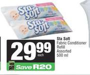  Sta Soft Fabric Conditioner Refill Assorted-500ml