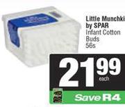 Little Munchkins By Spar Infant Cotton Buds-56s