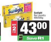  Sunlight Laundry Bar-For 2 x 400g/500g