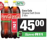 Coca Cola Original Soft Drink-For 2 x 2L
