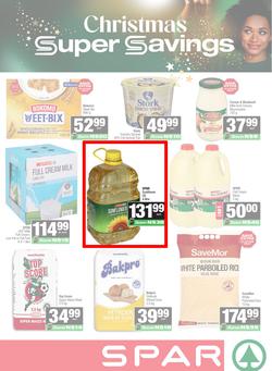 SPAR & SUPERSPAR Namibia : Christmas Super Savings (08 December - 28 December 2025), page 1