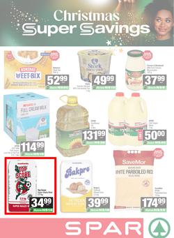 SPAR & SUPERSPAR Namibia : Christmas Super Savings (08 December - 28 December 2025), page 1