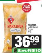 Marathon Light Brown Sugar-2Kg Each