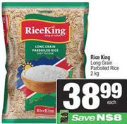 Rice King Long Grain Parboiled Rice-2kg Each
