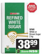 Spar White Or Brown Sugar-2Kg