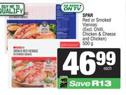 Spar Red Or Smoked Viennas-500g 