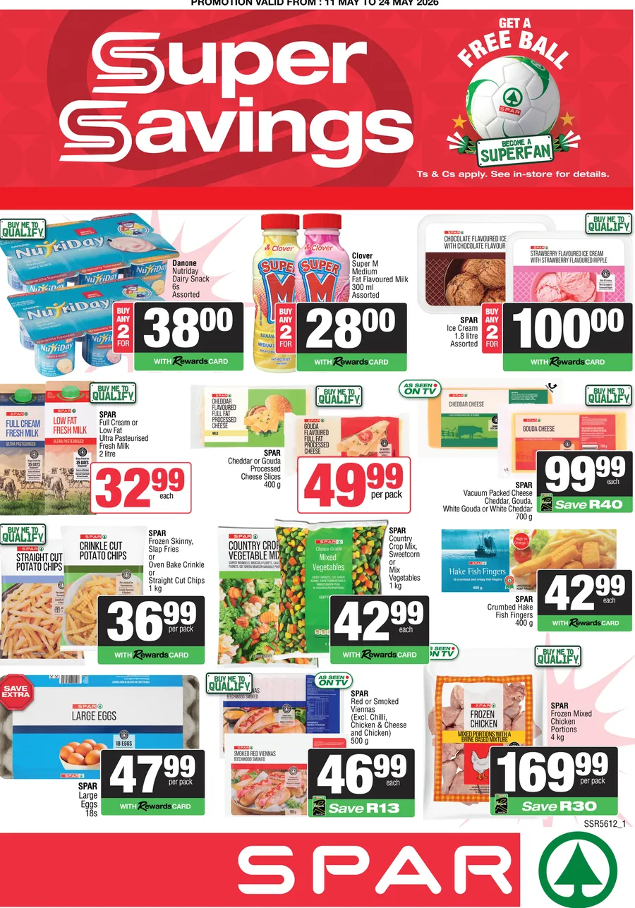 SPAR & SUPERSPAR Inland : Super Savings (11 May - 24 May 2026)