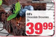 GB's Chocolate Brownies-3s Pack