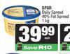 Spar Daily Spread 40% Fat Spread-1Kg