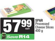 Spar Processed Cheese Slices-400g
