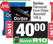Doritos Flavoured Corn Chips Assorted-For 2 x 145g
