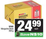 Spar Margarine Brick-500g Each