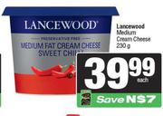 Lancewood Medium Cream Cheese-230g