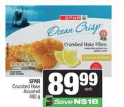 Spar Crumbed Hake Assorted-480g Each