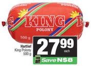 Hartlief King Polony-500g Each