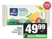 Clover Processed Cheese Slices-400g Each