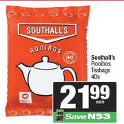 Southall's Rooibos Teabgs-40s Pack