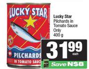Lucky Star Pilchards In Tomato Sauce Only- 400g 
