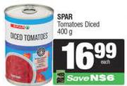 Spar Tomatoes Diced-400g Each