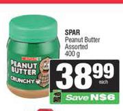 Spar Peanut Butter Assorted-400g Each