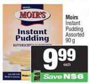 Moris Instant Pudding Assorted-90g Each