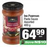 Ina Paarman Pasta Sauce Assorted-400g