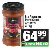 Ina Paarman Pasta Sauce Assorted-400g