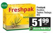Freshpak Rooibos Tagless Teabags-80s