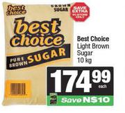 Best Choice Light Brown Sugar-10Kg