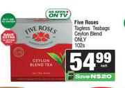 Five Roses Tagless Teabags Ceylon Blend Only-102s