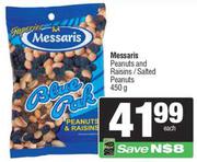 Messaris Peanuts And Raisins/Salted Peanuts-450g Each