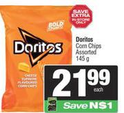  Doritos Corn Chips Assorted-145g Each