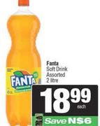 Fanta Soft Drink Assorted-2Ltr Each