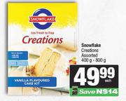 Snowflake Creations Assorted-400g-800g Each