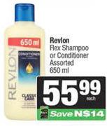 Revlon Flex Shampoo Or Conditioner Assorted-650ml Each