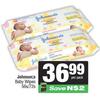 Johnson's Baby Wipes-56s/72s Per Pack