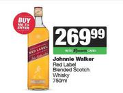 Johnnie Walker Red Label Blended Scotch Whisky-750ml