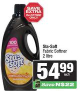 Sta Soft Fabric Softener-2L Each