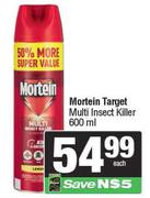 Mortein Target Multi Insect Killer-600ml Each