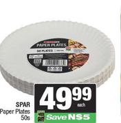 Spar Paper Plates-50s Each