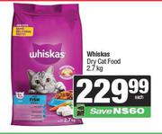 Whiskas Dry Cat Food-2.7Kg Each