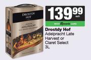 Drostdy Hof Adelpracht Late Harvest Or Claret Select-3L