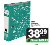 Spar Goodliving Lever Arch File