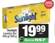 Sunlight Laundry Bar-400g/500g