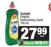 Sunlight Original Dishwashing Liquid-750ml