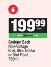 Graham Beck Non-Vintage Brut, Bliss Nectar Or Brut Rose-750ml Each