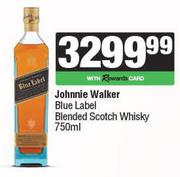 Johannie Walker Blue Label Blended Scotch Whisky-750ml