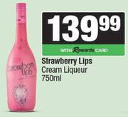 Strawberry Lips Cream Liqueur-750ml