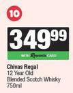 Chivas Regal 12 Year Old Blended Scotch Whisky-750ml